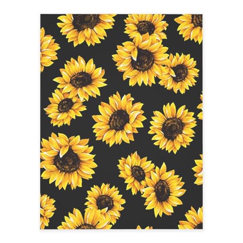 Dekorative selbstklebende Vinylbögen für glatte Oberflächen, Sonnenblumenkristall-Aufkleber, transparente wasserdichte Aufkleber für Heimdekoration, Peel Stick Tapete für Schränke, Arbeitsplatten von FEYUNYAN
