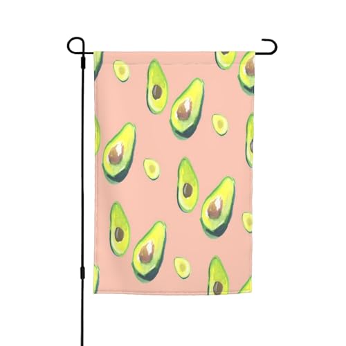 Doppelseitige Gartenflagge, 45 x 30 cm, viele Avocado-Bilder, Gartenflaggen für den Außenbereich, strapazierfähig, für den Außenbereich, dekoratives Hofbanner für Veranda, Terrasse, Rasen, lebendige Doppelseitige Gartenflagge, 45 x 30 cm, viele Avocado-Bilder, Gartenflaggen für den Außenbereich, strapazierfähig, für den Außenbereich, dekoratives Hofbanner für Veranda, Terrasse, Rasen, lebendige von FEYUNYAN