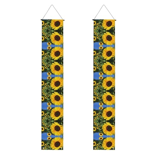 FEYUNYAN Banner zum Schulabschluss, 2 Stück, personalisierte Party-Dekoration, Sonnenblumen-Banner mit Stange und Seil für Innen- und Außenbereich, festlicher Hintergrund für Zeremonie FEYUNYAN Banner zum Schulabschluss, 2 Stück, personalisierte Party-Dekoration, Sonnenblumen-Banner mit Stange und Seil für Innen- und Außenbereich, festlicher Hintergrund für Zeremonie von FEYUNYAN