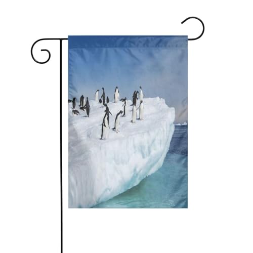 FEYUNYAN Doppelseitige Gartenflaggen, 45 x 30 cm, Pinguin, lebendige Outdoor-Dekoration für Terrasse, Rasen, alle Jahreszeiten, langlebige Polyester-Flagge, wetterfest, dekoratives Banner für den FEYUNYAN Doppelseitige Gartenflaggen, 45 x 30 cm, Pinguin, lebendige Outdoor-Dekoration für Terrasse, Rasen, alle Jahreszeiten, langlebige Polyester-Flagge, wetterfest, dekoratives Banner für den von FEYUNYAN