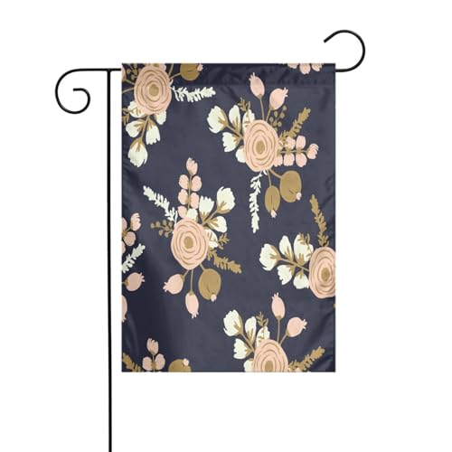 FEYUNYAN Doppelseitige Gartenflaggen, 45 x 30 cm, Rosen-Blume, lebendige Outdoor-Dekoration für Terrasse, Rasen, alle Jahreszeiten, langlebige Polyester-Flagge, wetterfest, dekoratives Banner für den FEYUNYAN Doppelseitige Gartenflaggen, 45 x 30 cm, Rosen-Blume, lebendige Outdoor-Dekoration für Terrasse, Rasen, alle Jahreszeiten, langlebige Polyester-Flagge, wetterfest, dekoratives Banner für den von FEYUNYAN