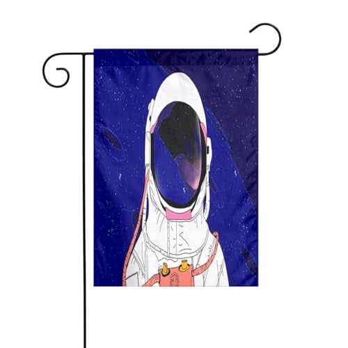 FEYUNYAN Doppelseitige Gartenflaggen, 45 x 30 cm, cooler Mann in Galaxie, lebendige Outdoor-Hof-Dekoration für Terrasse, Rasen, alle Jahreszeiten, langlebige Polyester-Flagge, wetterfest, dekoratives FEYUNYAN Doppelseitige Gartenflaggen, 45 x 30 cm, cooler Mann in Galaxie, lebendige Outdoor-Hof-Dekoration für Terrasse, Rasen, alle Jahreszeiten, langlebige Polyester-Flagge, wetterfest, dekoratives von FEYUNYAN