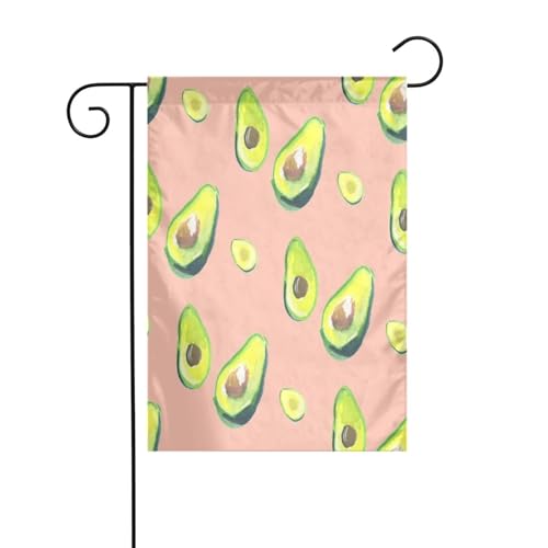 FEYUNYAN Doppelseitige Gartenflaggen, 45 x 30 cm, viele Avocado-Bilder, lebendige Outdoor-Hof-Dekoration für Terrasse, Rasen, alle Jahreszeiten, langlebige Polyester-Flagge, wetterfest, dekoratives FEYUNYAN Doppelseitige Gartenflaggen, 45 x 30 cm, viele Avocado-Bilder, lebendige Outdoor-Hof-Dekoration für Terrasse, Rasen, alle Jahreszeiten, langlebige Polyester-Flagge, wetterfest, dekoratives von FEYUNYAN
