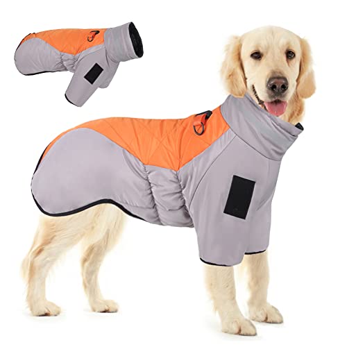 FEimaX Hundemantel Wasserdicht Warme Winter Hundejacke Hundepullover für Kleine Mittlere Große Hunde Jacke Weste mit Beinen Winddicht Kaltes Wetter Haustier Kleidung von FEimaX