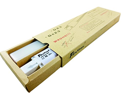 FExYinz MEHRWEG 2er-Pack 9,25 Zoll CRI 90 G23 LED-Lampe 8 Watt Warmweiß 3000k 800 Lumen PLS Kompakte LED Leuchtstoffröhre von FExYinz