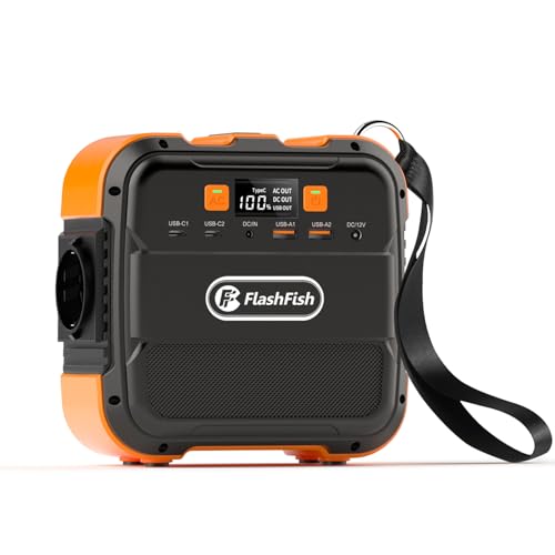 FLASHFISH Tragbare Powerstation 98Wh, 120W Solargenerator akku mit 230V AC/DC/USB/LED, mobile stromgenerator für Reise,Camping,Stromausfall zu Hause FLASHFISH Tragbare Powerstation 98Wh, 120W Solargenerator akku mit 230V AC/DC/USB/LED, mobile stromgenerator für Reise,Camping,Stromausfall zu Hause von FF FLASHFISH