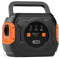 Ff Flashfish - FlashFish 320 w tragbares Kraftwerk, 292 Wh 80000 mAh Solargenerator mit AC/DC/100 w USB-C/kabellosem Ladegerät/SOS-Licht, von FF FLASHFISH