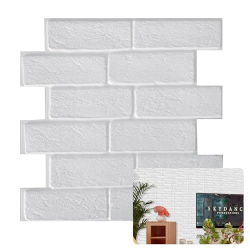 Selbstklebende 3D Fliesenfolie - Fliesenoptik für Küchenrückwand und Bad | Fliesenaufkleber (PT3,50 PCS) von FFFF & OLFEH