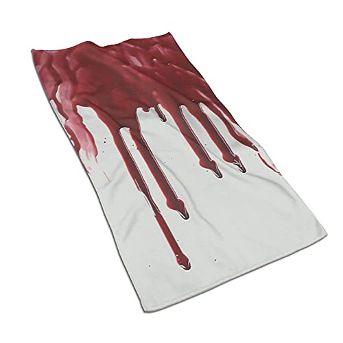FFLSDR Badetuch Blutiges Strandtuch Ultraleichtes Spa Handtücher Badezimmer Schule Waschlappen Gesichtstuch 40 X 70 cm von FFLSDR