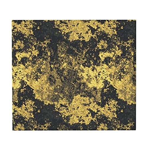 Geschirr-Trocknungsmatten, Schwarz-Gold-Marmor absorbierende Abtropfmatte Spüle Matte Pad 41X46 cm Geschirr-Trocknungsmatten, Schwarz-Gold-Marmor absorbierende Abtropfmatte Spüle Matte Pad 41X46 cm von FFLSDR