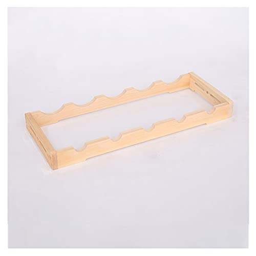 FFNUM Countertop Weinregal Weinregal, Weinregal-Arbeitsplatte, 5 Flaschen Lagerung Weinregale Regal-Weinflaschenhalter for Pantry-Kabinettbar, 1 Krawatte Lagerung von Weinflaschen (Color : B) von FFNUM