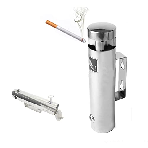 FFTDCYHT Ashtrays for Outside Wall Mounted Ashtray Outdoor Stainless Steel Ash Trays Waterproof Easy to Clean Public Ashtray for Mall Hotel Lobby Elevator Entrance FFTDCYHT Ashtrays for Outside Wall Mounted Ashtray Outdoor Stainless Steel Ash Trays Waterproof Easy to Clean Public Ashtray for Mall Hotel Lobby Elevator Entrance von FFTDCYHT