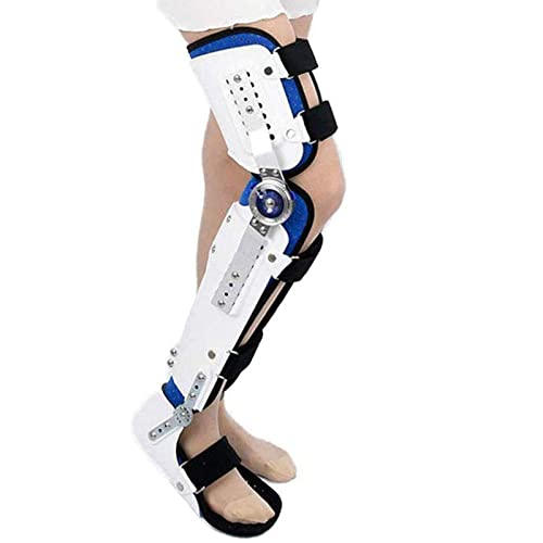 FFTDCYHT Kniekompression Orthese, Hüftknie -Knöchelfußorthese, einstellbare Gelenkkniescheibe Stabilisator Knieunterstützung für ACL -Arthritis, Steckdosenstütze von FFTDCYHT
