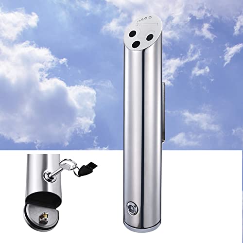 FFTDCYHT Lockable Stainless Steel Industrial Cigarette Wall Mounted Ashtray for Outdoor Use in Common Smoking Areas Cigarette Disposal Towers, Outdoor Cigarette Butt Disposal von FFTDCYHT