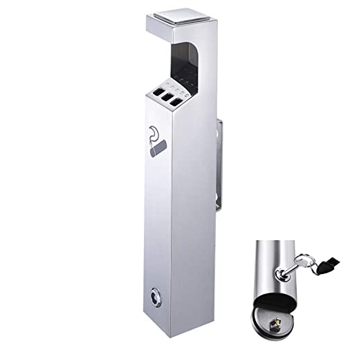 FFTDCYHT Premium-Wandmontage Aschenbecher, Wand montierte Zigarette kommerzielle Aschenbecherwand im Freien Zigarette Mülleimer Hochleistungs-Aschenbecher, Outdoor-Aschenbecher Stehend FFTDCYHT Premium-Wandmontage Aschenbecher, Wand montierte Zigarette kommerzielle Aschenbecherwand im Freien Zigarette Mülleimer Hochleistungs-Aschenbecher, Outdoor-Aschenbecher Stehend von FFTDCYHT