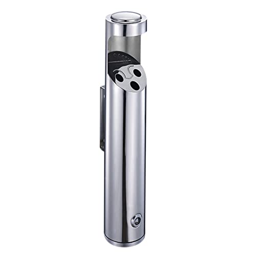 FFTDCYHT Wall Mounted Outdoor Lockable Commercial Ashtray for Home Cigarette Ash Disposal Stainless Steel Cigarette Ashtray for Bar Restaurant Cafe, Outdoor Cigarette Butt Disposal von FFTDCYHT