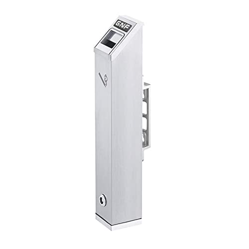 FFTDCYHT Wall Mounted Outdoor Lockable Commercial Ashtray for Home Cigarette Ash Disposal Stainless Steel Cigarette Ashtray for Bar Restaurant Cafe, Outdoor Cigarette Butt Disposal von FFTDCYHT