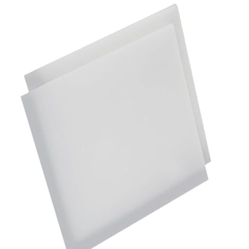 Weiße Polypropylenplatten – 250 mm x 250 mm for Heimwerker-, Ingenieur- und Heimwerkerprojekte(250x250x5mm) von FFTUNAMNX