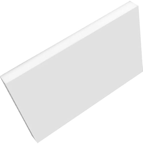 Weiße Polypropylenplatten – 400 mm x 600 mm, 8–20 mm Dicke for Heimwerker und Industrie(400x600x10mm) von FFTUNAMNX