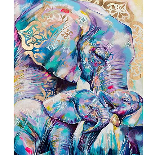 FFWTPY DIY 5D Diamond Painting Tiere Diamant Painting Bilder Malerei Kit für Kinder Erwachsene Vollbohrer Cross Stickerei Arts Craft Diamanten Dekoration für Home Wand Décor von FFWTPY