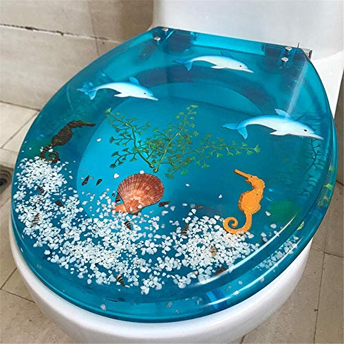 FFYUTING mit automatischer Absenkung, langsamer Absenkung und Soft-Close-Funktion, Harnstoff-Formaldehyd-Harz, Strand-Toilettenartikel-Brille, Lieblingsgeschenk FFYUTING mit automatischer Absenkung, langsamer Absenkung und Soft-Close-Funktion, Harnstoff-Formaldehyd-Harz, Strand-Toilettenartikel-Brille, Lieblingsgeschenk von FFYUTING