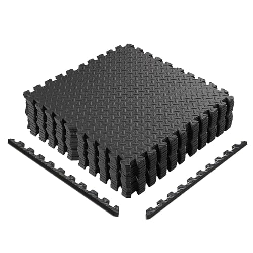 Tatami Puzzle Fitnessmatte für Fitnessstudios, Schutzmatte für den Boden, 16 Stück, 30 x 30 x 1,2 cm Tatami Puzzle Fitnessmatte für Fitnessstudios, Schutzmatte für den Boden, 16 Stück, 30 x 30 x 1,2 cm von FFitness