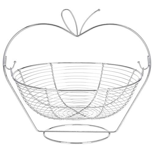 FG-Trading Edler Flaschenkühler Metall – Obstkorb – Metall – Schale für Obst – Obst Korb Halterung für Orangen, Äpfel und Obst von FG-Trading