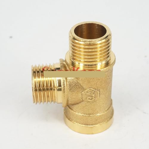 1/8" BSP Female x 1/8" BSP Male x 1/8" BSP male Thread Tee 3 Way Brass Pipe fitting Connector for water fuel gas 1/8" BSP Female x 1/8" BSP Male x 1/8" BSP male Thread Tee 3 Way Brass Pipe fitting Connector for water fuel gas von FGAHVZZY