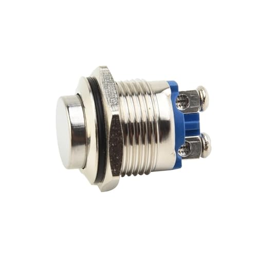 12V 16mm Metal Push Button Momentary On Off Horn Switch Brass Relay Control Switch von FGAHVZZY