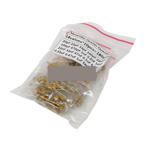 18ValuesX10pcs=180PCS 20PF-105(1UF) Mono Monolithic Ceramic Capacitors 50V Component Diy Package Capacitors von FGAHVZZY