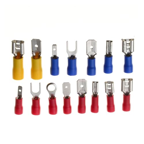 280Pcs/lot Wire Connector Insulated Spade Crimp Terminal Butt Electrical Cold-Pressure Connectors Terminals Assorted Set von FGAHVZZY