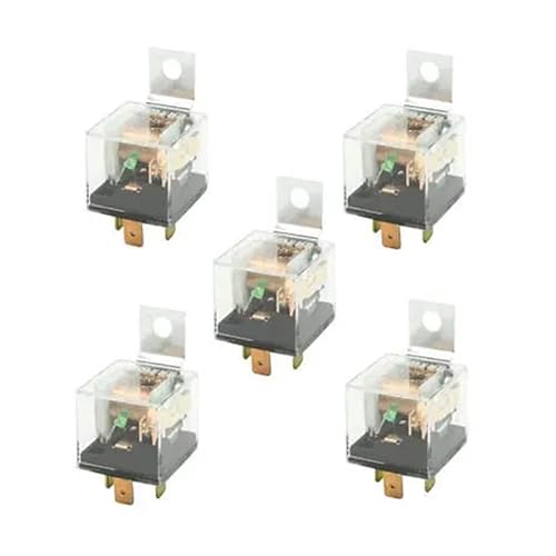 DC 12V 80A Clear Housing SPST NO Green Indicator Car Relay 5 Pcs Control Relays von FGAHVZZY