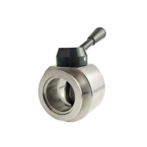 KF25 double seal high vacuum valve FKM fluororubber seal manual pull handle 304 stainless steel von FGAHVZZY