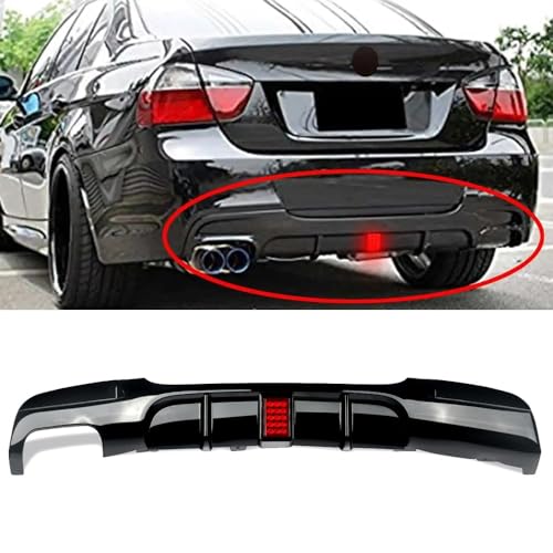 FGAITH ABS Auto Heckstoßstange Diffusorlippe für BMW 3 Series E90 E91 M Sport 2005-2012, Heckspoiler Diffusor Lippe Spoiler Hecklippe Heckdiffusor Heckchassis Splitter FGAITH ABS Auto Heckstoßstange Diffusorlippe für BMW 3 Series E90 E91 M Sport 2005-2012, Heckspoiler Diffusor Lippe Spoiler Hecklippe Heckdiffusor Heckchassis Splitter von FGAITH