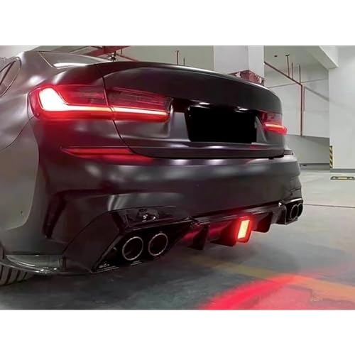 FGAITH ABS Auto Heckstoßstange Diffusorlippe für BMW 3 Series G20 M Sport 2020-2022, Heckspoiler Diffusor Lippe Spoiler Hecklippe Heckdiffusor Heckchassis Splitter FGAITH ABS Auto Heckstoßstange Diffusorlippe für BMW 3 Series G20 M Sport 2020-2022, Heckspoiler Diffusor Lippe Spoiler Hecklippe Heckdiffusor Heckchassis Splitter von FGAITH