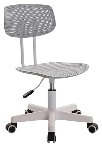 FGDERF Bürostühle Bürostuhl höhenverstellbarer Schreibtischstuhl for Heben und Drehen, bequemer Computerstuhl, Riemenscheiben, Stühle, Sitzkissen Stuhl (Color : Grey-) von FGDERF