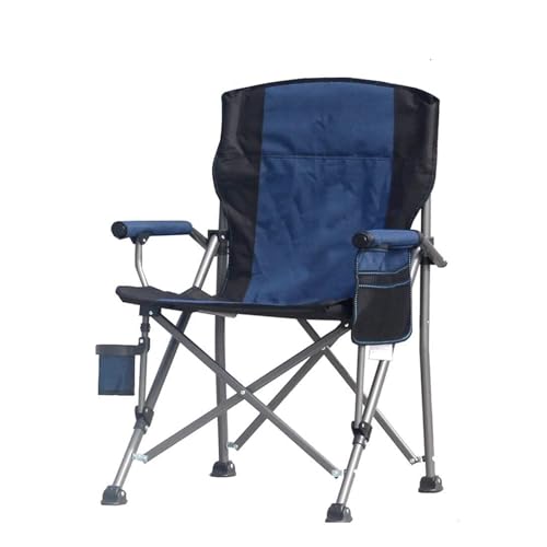 FGDERF Stühle Campingstuhl, tragbarer Strandstuhl, langlebiger Klappstuhl, kann 220 Pfund tragen, mit Aufbewahrungstasche, Getränkehalter Campingstuhl (Color : D) von FGDERF