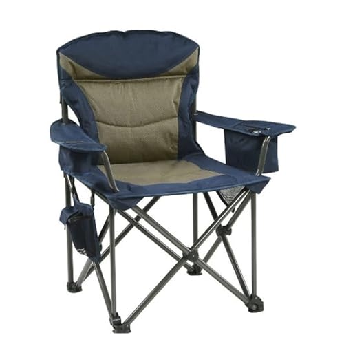 FGDERF Stühle Campingstuhl Extra großer Klappstuhl, Kapazität 440 Pfund, mit Getränkehalter-Aufbewahrungstasche, Camping-Strandstuhl Campingstuhl (Color : B) von FGDERF