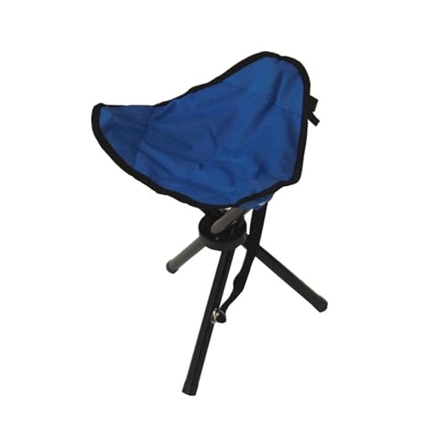 Stühle Kleiner Campingstuhl, tragbarer Klappstuhl, ultraleichter tragbarer Stuhl, geeignet for Camping im Freien, Angeln, Wandern, Gartenarbeit Campingstuhl (Color : Blue) von FGDERF