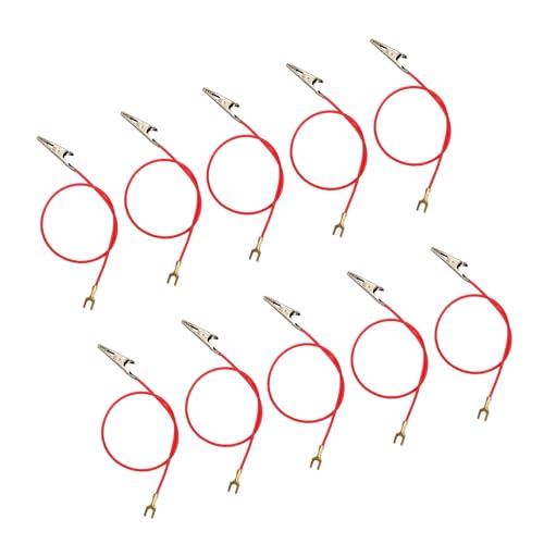 10pcs Metall Clip Test Leads Drähte 23 Cm Lang Metallclip Leads Teststrom Testkabel Für Physikexperiment Elektronische Geräte Tests 10pcs Metall Clip Test Leads Drähte 23 Cm Lang Metallclip Leads Teststrom Testkabel Für Physikexperiment Elektronische Geräte Tests von FGDTREE