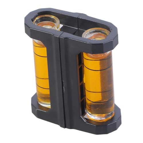 2 Stück Engineering Leveling Messwerkzeug Glow Bubble Levels mit Basis Wasserwaagen Messwerkzeug von FGDTREE