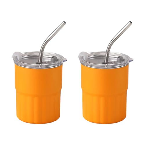 2pcs Edelstahl Kaffeetassen Set Getränkewaren Mit Stroh Und Deckelstapel Doppelmauerte Für Camping Und Outdoor 2pcs Edelstahl Kaffeetassen Set Getränkewaren Mit Stroh Und Deckelstapel Doppelmauerte Für Camping Und Outdoor von FGDTREE