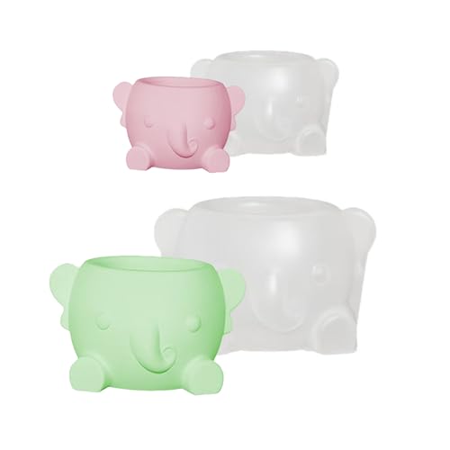 2pcs Vielseitige Blumentöpfe Schimmel Elefant Garden Pflanzer Silikonform Sukkulenten Vase Und Stifthalter Schimmel Schmuck Werkzeug Sukkulente Pflanzerform Form von FGDTREE
