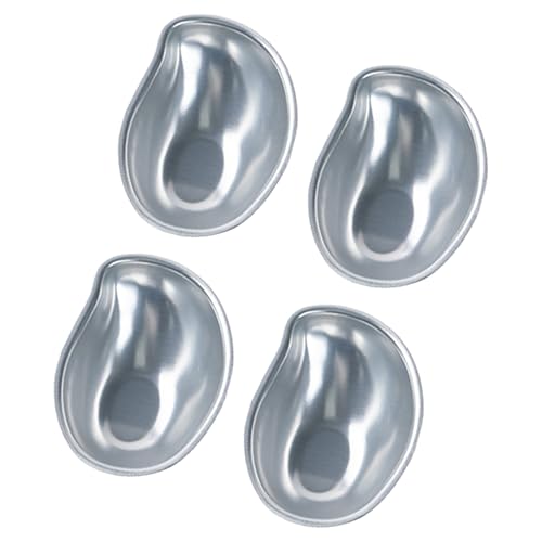 4pieces Creative Peach Mangos Form Mochi Formen Hitzebeständige Nicht Stick Aluminiumlegierung Backformen Für Gebäckkuchen von FGDTREE