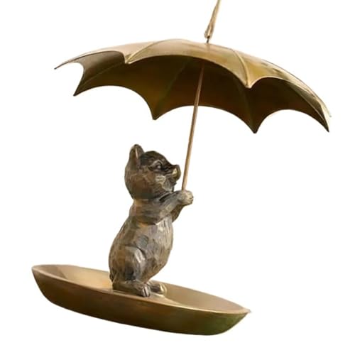 FGDTREE Eisen Tierformen Regenschirme Vogelfutterspender für den Außenbereich hängende Dekoration Garten Vogelliebhaber Wildtiere FGDTREE Eisen Tierformen Regenschirme Vogelfutterspender für den Außenbereich hängende Dekoration Garten Vogelliebhaber Wildtiere von FGDTREE