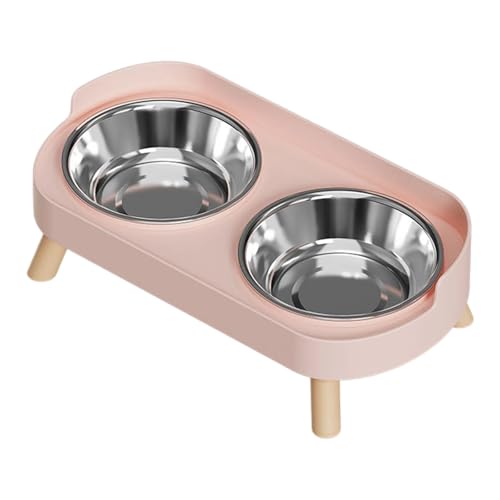 FGDTREE Ergonomische Erhöhte Hundeschalen Mit Stabiler Ständer Und Doppelschüssel Für Die Meisten Rassen Hellfarbener Farbpill Proof Haustier Fütterungsschale FGDTREE Ergonomische Erhöhte Hundeschalen Mit Stabiler Ständer Und Doppelschüssel Für Die Meisten Rassen Hellfarbener Farbpill Proof Haustier Fütterungsschale von FGDTREE