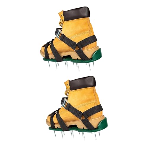 FGDTREE Haltbarkeit Plastikgarten Schuhe Mit Spikesschuhen Nägel Mit Rutschfestem Design Für Den Sicheren Gartenbodenanbau Lerator von FGDTREE