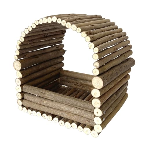 FGDTREE Naturholz Kleintierversteck Häuser Große Holz Kaninchen Nester Häuser für Indoor Kleintiere FGDTREE Naturholz Kleintierversteck Häuser Große Holz Kaninchen Nester Häuser für Indoor Kleintiere von FGDTREE