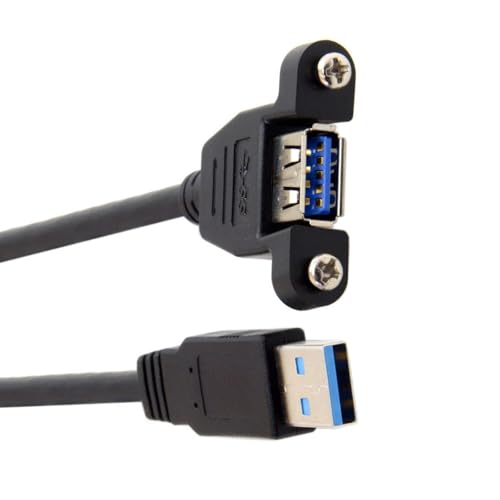 FGDTREE Panel Mount Verlängerungskabel Mit Fixierung Von Ohren USB3.0 Männlich Weibliche Ladungskabeldrahtunterstützung 5Gbit / S Datenübertragung FGDTREE Panel Mount Verlängerungskabel Mit Fixierung Von Ohren USB3.0 Männlich Weibliche Ladungskabeldrahtunterstützung 5Gbit / S Datenübertragung von FGDTREE