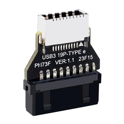 FGDTREE USB3.0 19pin Zu Typ E TypeC 90-Grad Konverter Adapter Für Computer Mainboard Und Erweiterungskarte von FGDTREE